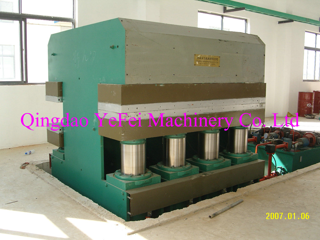 Double jaw type rubber water-stop vulcanizing machine