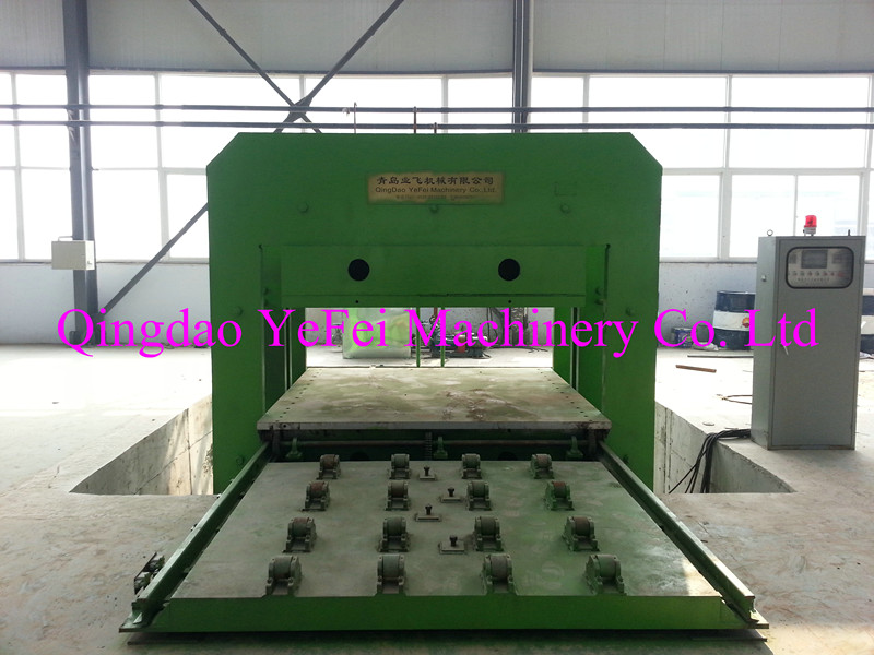 Automatic push-pull mold plate vulcanizing machine